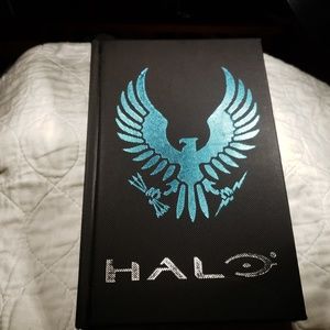 Black Textured Journal W/ Halo Spartan Logo